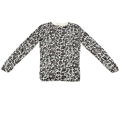 Talbots Women’s Leopard Cheetah Print Knit Top Long Sleeve Small - Image 1 of 4