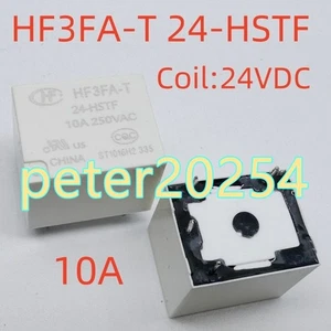 5PCS New HF3FA-T 24-HSTF 10A Coil:24V 4-pin Relay #TT - Picture 1 of 1