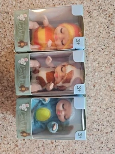 Mini Baby Doll Lovely Dolls Set Of 3 NEW Cute Animal Costumes 4inch - Picture 1 of 6