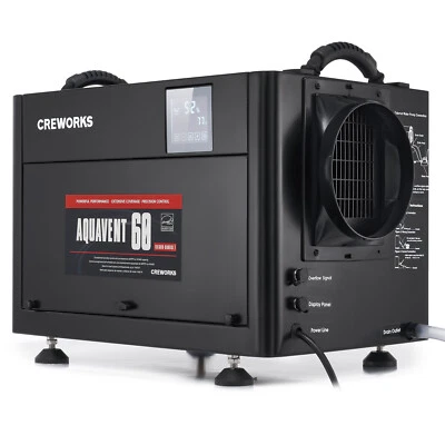 CREWORKS 130 PPD Commercial Dehumidifier for Crawl Space Basement Laundry Room - Image 1 of 4