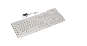 Seal Shield Medical Grade USB Keyboard White Silver SSWKSV207 - Picture 1 of 1