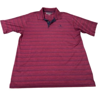 Pebble Beach Polo Shirt Mens XL Red Short Sleeve Performance Golf Outdoor - Image 1 of 4
