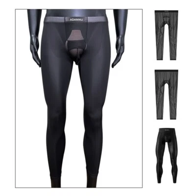 Comfortable Mens Boxer Briefs Transparent Leggings Low Rise Fashion Wear - Image 1 of 4