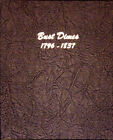 Dansco Coin Album 6121 - Bust Dimes 1796-1837 Book 10 cents