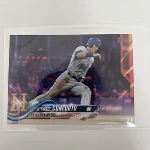 Michael Conforto 2018 Topps Mini Rosa Parallelo 24/25 #88 Mets Su Richiesta - Foto 1 di 2