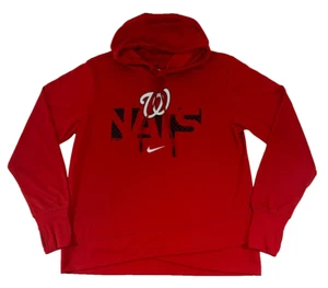 Women's Washington Nationals Jacket Knockout Performance Pullover Hoodie Size M - Picture 1 of 7