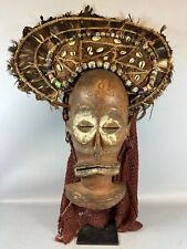 240132 - Old African Chihongo mask from the Chokwe - CERTIFICATE - Congo.