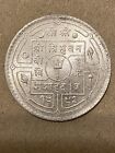 1935 Nepal Silver Rupee BU