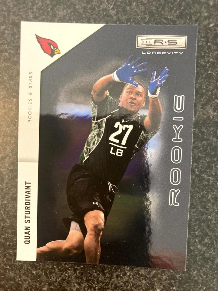 2011 R&S Longevity Football Card #227 Quan Sturdivant Rookie B23 - Image 1 of 2