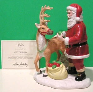 Lenox Santa's Rentier -- Annual Santa for 2015 -- -- NEU in BOX with COA - Bild 1 von 5