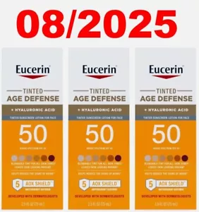 Eucerin Tinted Age Defense Hyaluronsäure LSF 50 Gesichts-Sonnenschutzlotion, 3/Boxen - Bild 1 von 1