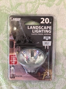 BK1- GU5.3 Base MR16 12v 20W Landscape Lighting Bulb 2 Pin  BAB Feit Electric - Picture 1 of 2