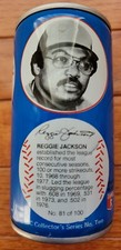 Vtg 1978 Royal Crown RC Cola MLB Reggie Jackson New York Yankees Baseball Can 81