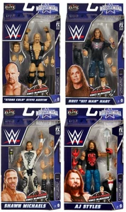WWE ACTION FIGURE SERIE ELITE WRESTLEMANIA 30,31,38,MATTEL TOY WRESTLING, NEW - Imagen 1 de 18
