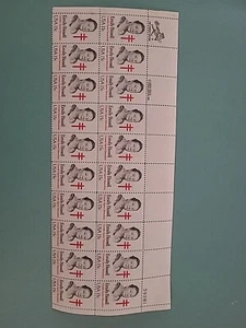 1980 USA 15 Cent Emily Bissel Kreuzritterin gegen Tuberkulose Briefmarken 20er Block - Bild 1 von 2