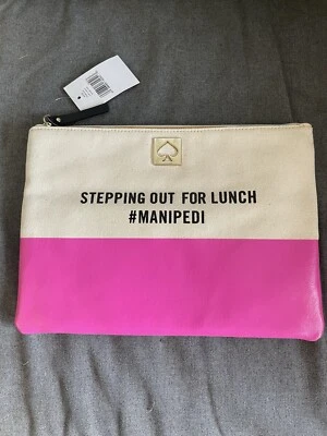 Bolsa de cosméticos Kate Spade saliendo a almorzar #Manipedi grande Georgie Foto 1 de 4