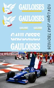 1/24 Decals per for Ligier JS43 F1 1996 TBD1026 - Picture 1 of 1