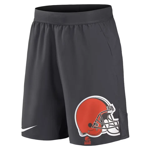 New Cleveland Browns Nike Stretch Performance Shorts Men's NFL Training Dri-FIT Cover