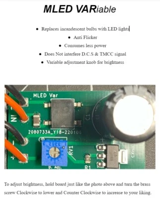 O scale Pass. Car LED Conversion Kit. Lionel, MTH, Williams, Weaver, K-Line 4pk - Image 1 of 4