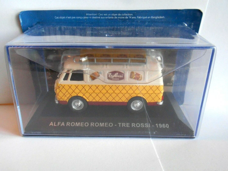  MODELLINO DIE CAST PUBBLICITARI 1/43 ALFA ROMEO - TRE ROSSI - 1960 - Immagine 1 di 1