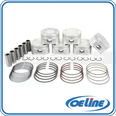 020 Size Piston & Ring Set for 1997-2002 Acura CL Honda Accord 3.0L SOHC J30A1 Foto 1 de 4