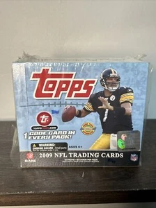2009 Topps NFL Fußball Jumbo Hobby HTA Box werkseitig versiegelt zerrissen - Bild 1 von 6