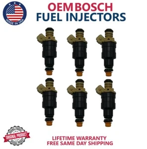 6X Bosch Fuel Injectors Fit 1987-1993 Jaguar Vanden Plas XJ6 XJS 4.0L 0280150129 - Bild 1 von 7