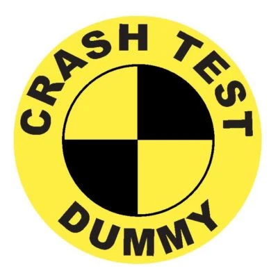 WINTER PARK PRODUCTS Crash Test Dummy Sticker Decal R4637 Crash Test Dummies