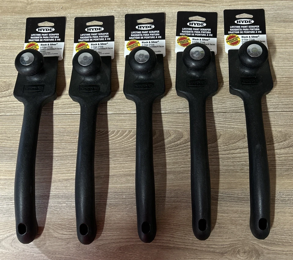 Paint Scraper Stiff 2-1/2" Carbon Steel Hyde 10540 Lifetime