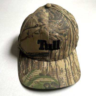 Vtg TULL RealTree Camo Hat Cap Camouflage Hunting USA Snap Back Trucker Baseball - Image 1 of 4