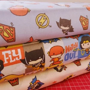 Justice League Juniors DC Comics Baumwollstoff je 50 cm ideal zum Quilten - Bild 1 von 14