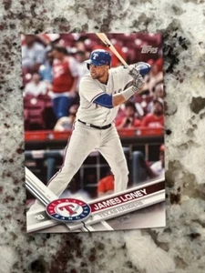 2017 TOPPS MINI MLB BASEBALL CARD TEXAS RANGERS JAMES LONEY #524 - Picture 1 of 1