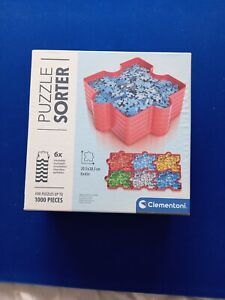 Puzzle Sorter - 6 Stackable and Linkable Trays - Puzzle Storage Made Easy