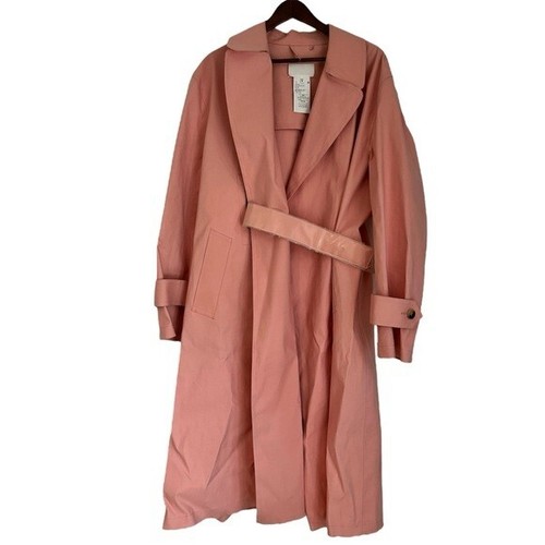 Trench coat monopetto Maison Margiela x Mackintosh rosa taglia 42