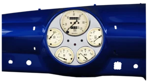 1949-1950 Ford Car Billet Aluminum Gauge Panel Dash Insert Instrument Cluster - Picture 1 of 4