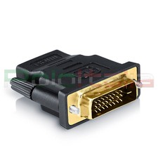 Adattatore da DVI-D dual link 24+1pin maschio a HDMI femmina | convertitore cavo