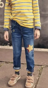 Harry Potter Mini Boden Jeans Size 6 Youth Lightening Bolt - Picture 1 of 12