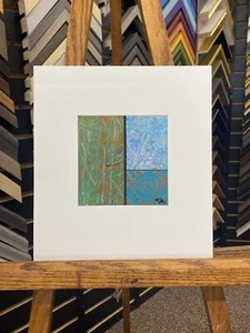 "Small Planet" von Mamie Joe Rayburn. Serie #5, 2012. Original Mixed Media Arbeit. - Bild 1 von 5