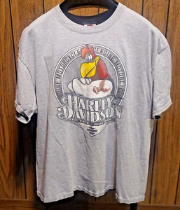 Foghorn Leghorn Harley Davidson Shirt Cabo San Lucas XL Bugs Taz Willie Coyote - Bild 1 von 8
