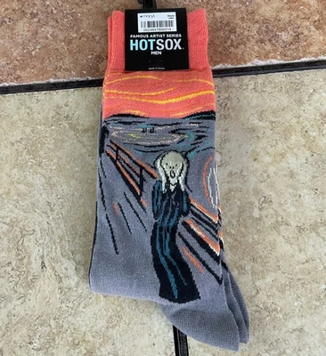 Hot Sox Hombres Azul Halloween Ghoul Gris Brezo Novedad Calcetines Talla 10-13 Nuevos Foto 1 de 4