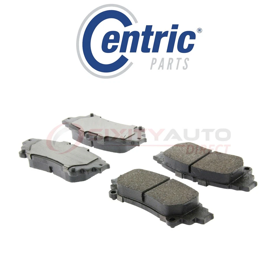 Centric Semi Metallic Brake Pads w Shim for 2012-2017 Toyota Prius V 1.8L L4 uj Foto 1 de 4