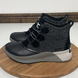 Sorel OUT N ABOUT III Waterproof Duck Boot Grau Filz NL4428-010 Größe 7 Neu - Bild 1 von 6
