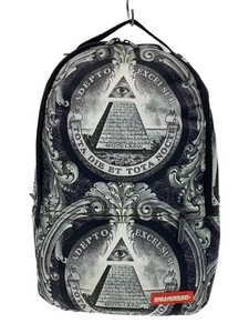 SPRAYGROUND BACKPACK Freemasons Black Laptop Tablet Book Pouch NEW - Picture 1 of 24