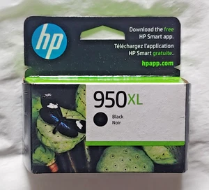 FABRYCZNIE NOWY / ZAPIECZĘTOWANY Oryginalny czarny wkład atramentowy OEM HP 950XL - EXP 01/2024 - Zdjęcie 1 z 2