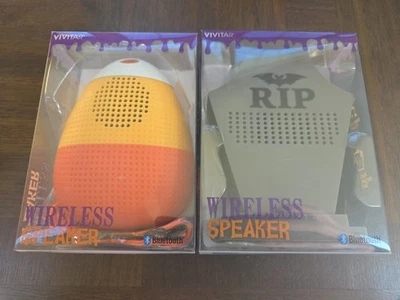 Target 2023 VIVITAR Candy Corn/Tombstone Shaped Wireless Bluetooth Speaker (NIB) - Image 1 of 4
