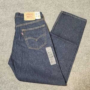 Jeans Levis uomo 34x30 regular fit gamba dritta lavaggio scuro denim - Foto 1 di 15