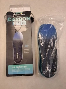 Welnove Kohlefaser Sport Einlegesohle Größe S Fußgewölbestütze Stoßdämpfend NOB - Bild 1 von 3