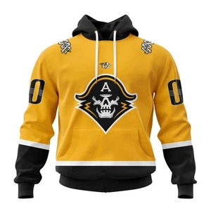 Personalize Milwaukee Admirals Special Salute To Nashville Black Hoodie Fan Gear - Picture 1 of 5