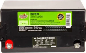 12V 110 AH SLA/AGM Deep Cycle Battery for Solar, Wind, and RV Applications - ... - Picture 1 of 7