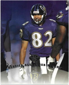 Derrick Alexander 1997 LEAF NFL SIGNATURE 8X10 JUMBO PHOTO CARD Ravens NON AUTO - Picture 1 of 2